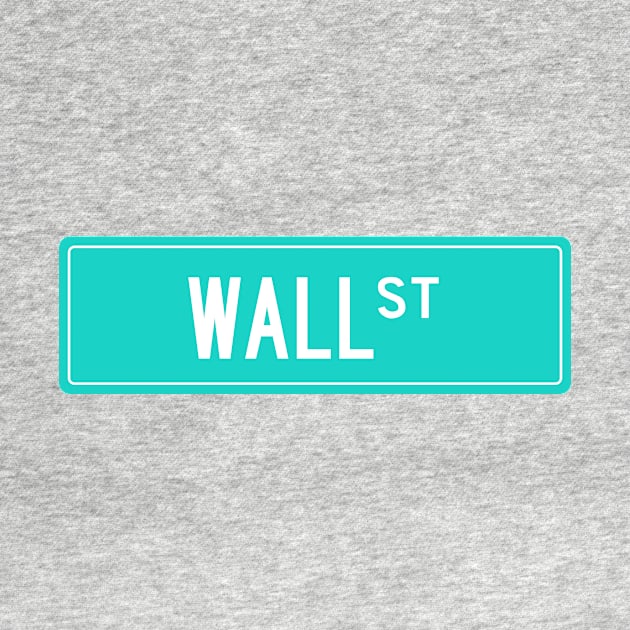 Wall st teal by annacush